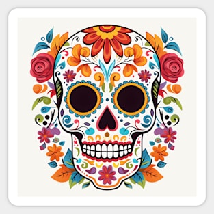 Day of the Dead Sugar Skull 3 Sticker